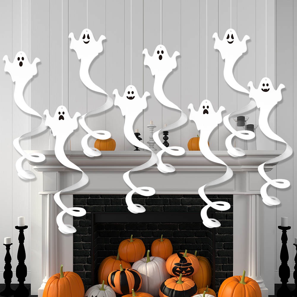 Ghost Pattern Funny Style Halloween Funny Ghost Paper Party Festival Decorative Props