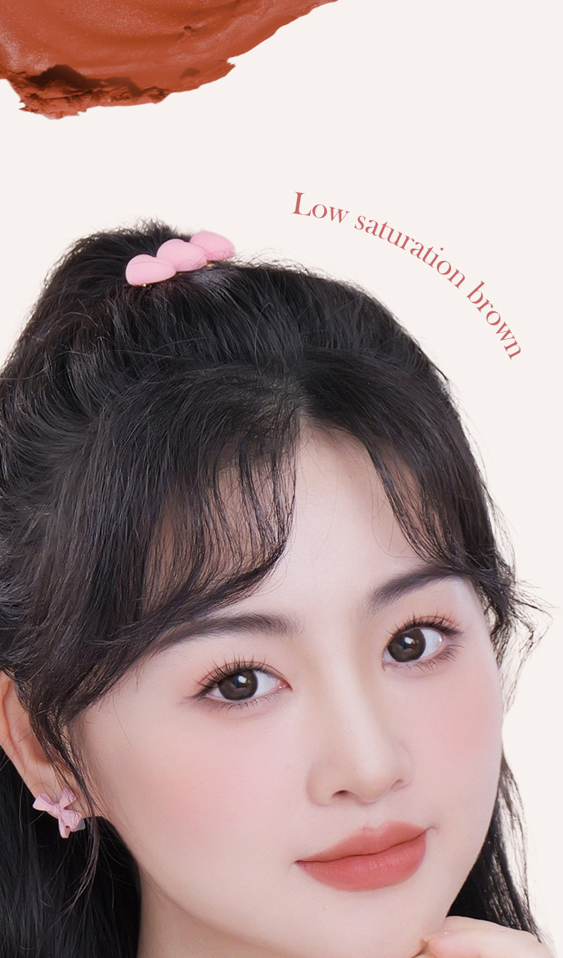 NOVO smooth and misty lip clay pen, matte and frosted, waterproof and not prone to color fading, suitable for students to look fair without makeup, with a red pen undefined