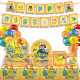 2024 New Pikachu Disposable Paper Tray Paper Cup Cartoon Baokemeng Birthday Party Party suit Wholesale