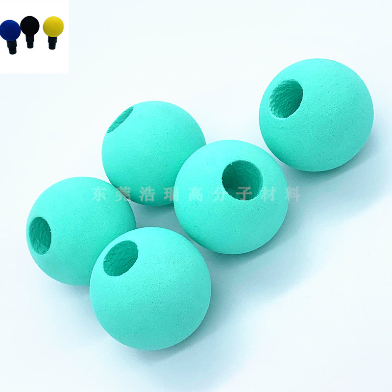EVA球 绿色泡绵球38度eva海绵球50mm直径跳绳无绳跳绳配件球