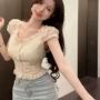 法式气质显瘦新款小衫