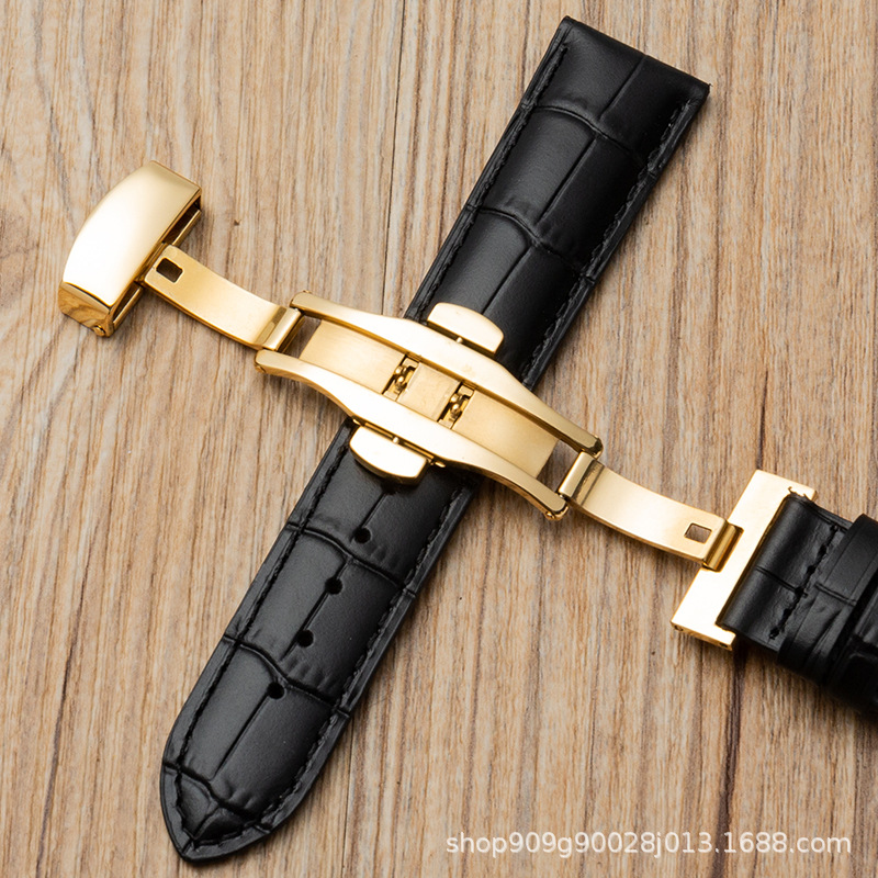 TS [Đen] Khóa bướm vàng / Chiều rộng [12mm]