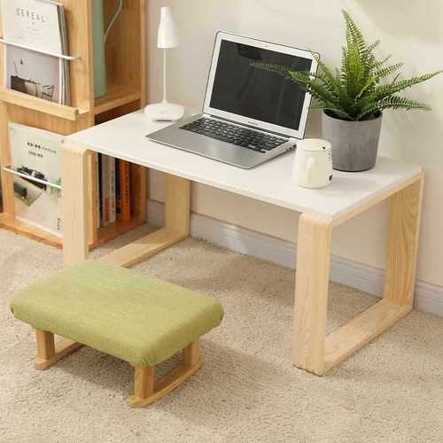 Balcony bow window small table kang table Japanese tea table tatami low table bedroom floor seating tea table windowsill solid wood floor table