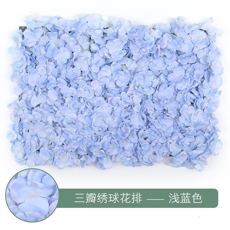 Muro de Flores de Hortensia para Decoración de Bodas, Arreglo Floral, Fondo de Pantalla, Alfombra de Pared, Arreglo Floral Artificial, Muro de Flores Famoso en Internet, Decoración de Bodas al por Mayor