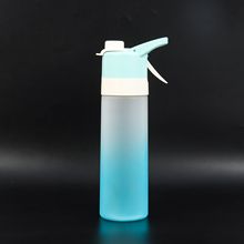 小批量定制喷雾水杯个性化图案logo定制塑料杯订做运动杯