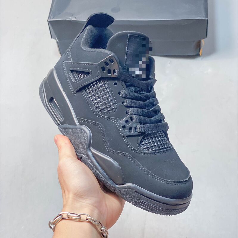 Cross-border Putian AJ4 Electric White Cement Height-Increasing Unisex Couple's Basketball Trendy Versatile Casual Sports Shoes Cross-border Putian AJ4 Electric White Cement Height-Increasing Unisex Couple's Basketball Trendy Versatile Casual Sports Shoes