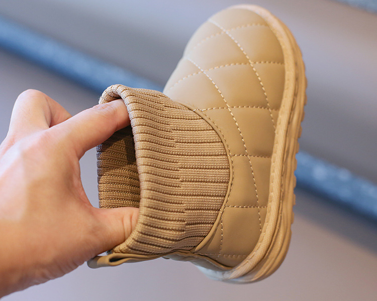 Cotone per ragazze invernali Snowy 2023 per bambini con calzini caldi per stivali corti da ragazzo e medi ispessiti_voghion.com