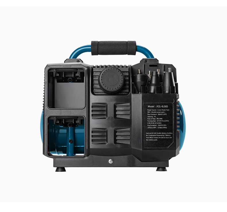 Cordless Air Compressor Oil-Free Silent Small Air Compressor Multifunctional Portable Practical Wireless Inflatable Pump