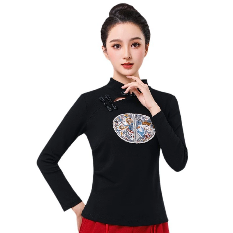 Новый китайский стиль новый национальный диск пряжка осенью и зимой