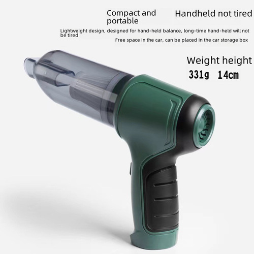 Car vacuum handheld wireless charging home cleaning desk dust blower portable blow-vacuum two-in-one dust blower