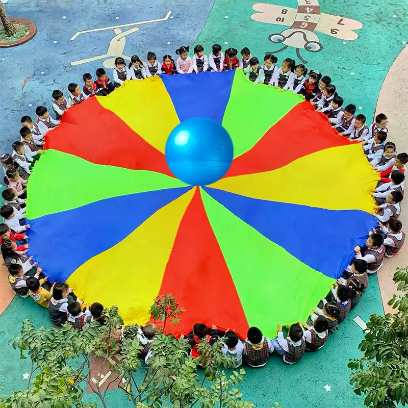 厂家直销彩虹伞幼儿园儿童早教教具感统训练玩具体智能活动器材
