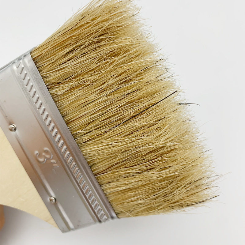 Fabricantes al por mayor cepillo de pelo de cerdo cepillo de pintura parrilla herramientas de hardware de madera industrial impermeable pintura de látex doméstica