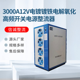 Factory Customized 3000A12V Electroplating Iron Plating Electrolytic Oxidation High Frequency Switching Dc Painted Power Rectifier