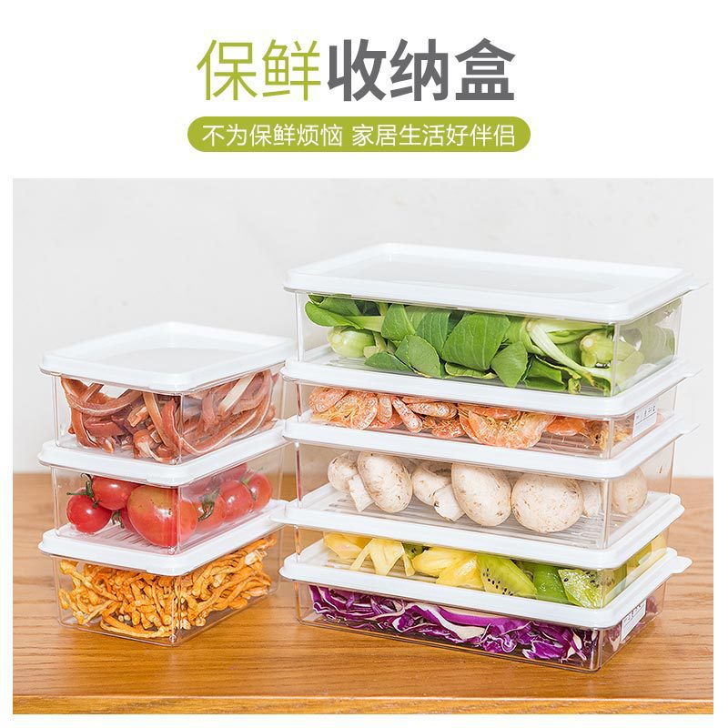 Can be superimposed with transparent sealing fresh -keeping box…