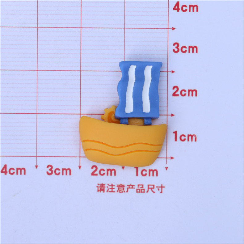 Directo de fábrica nueva serie océano dibujos animados pegamento crema epoxi DIY hecho a mano creativo pequeña joyería accesorios al por mayor