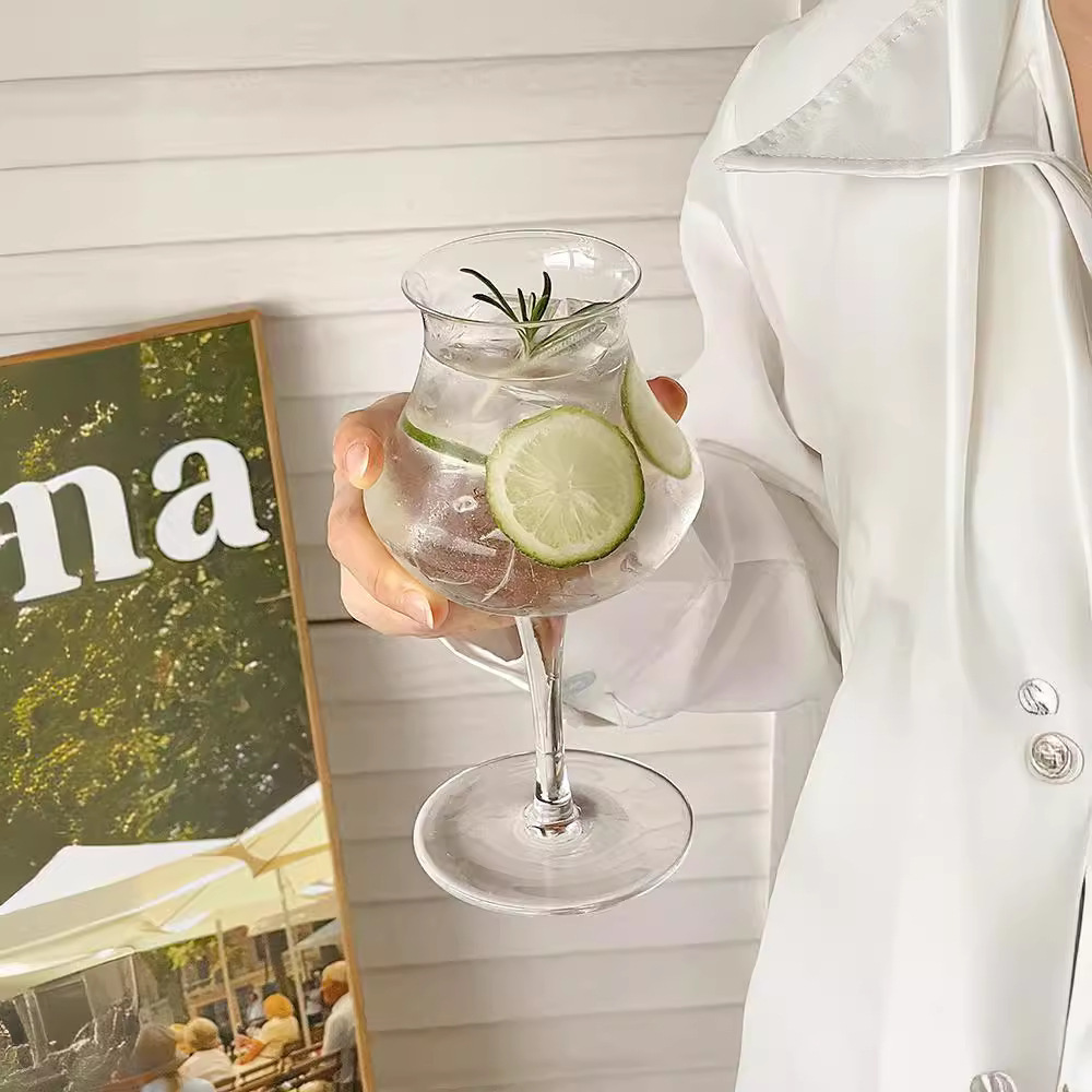 Creatividad en tazas de cóctel de boca inversa tazas de vinos personales tazas de café tazas de frutas tazas de té tazas de bebidas