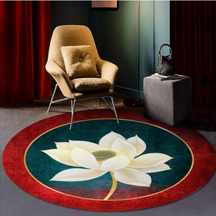You; Choose the same Chinese style floor mat round carpet living room bedroom cloakroom retro Chinese style