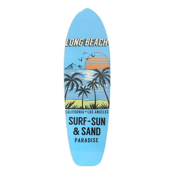 Sunrise at the seaside [double-sided pattern] non-slip emery