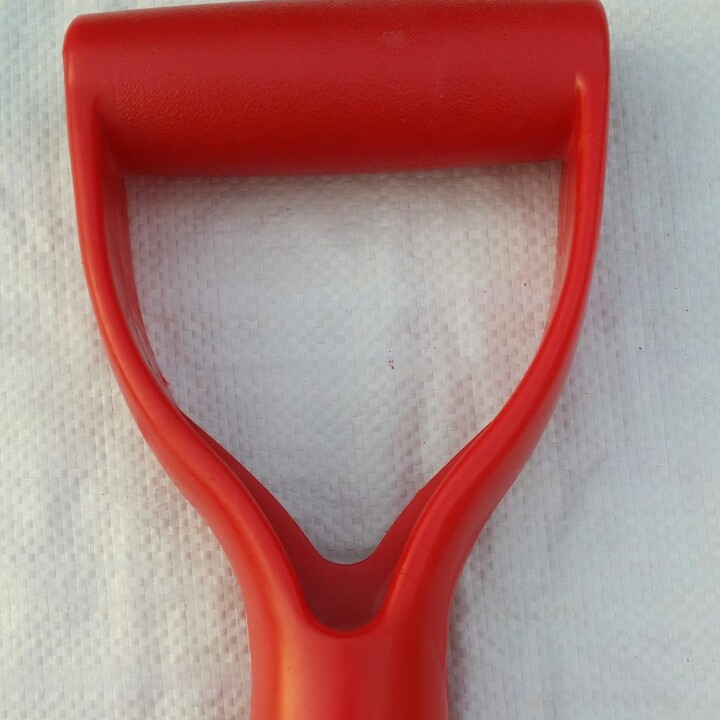 厂家直供消防锹锹把塑料手柄钢叉手柄拐杖手柄