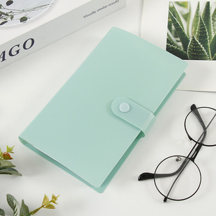 Banknote Album Portable Storage Collection Album Large Capacity Pp Business Card Album Frosted Transparent Card Album Jewelry Storage Album