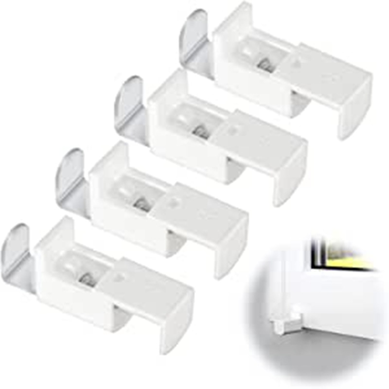 L-shaped pleated curtain accessories, pleated curtain installation brackets, curtain mounting hooks, cross-border