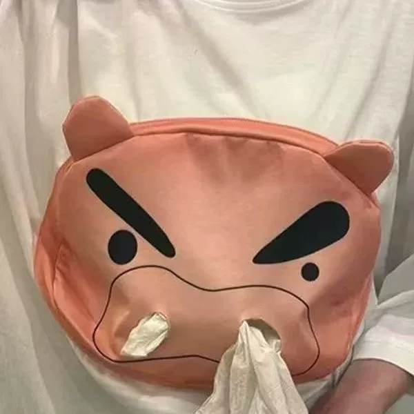 Креативная популярная новая забавная футболка Crayon Shin-chan, популярная портативная смешная бумажная футболка с короткими рукавами для улицы