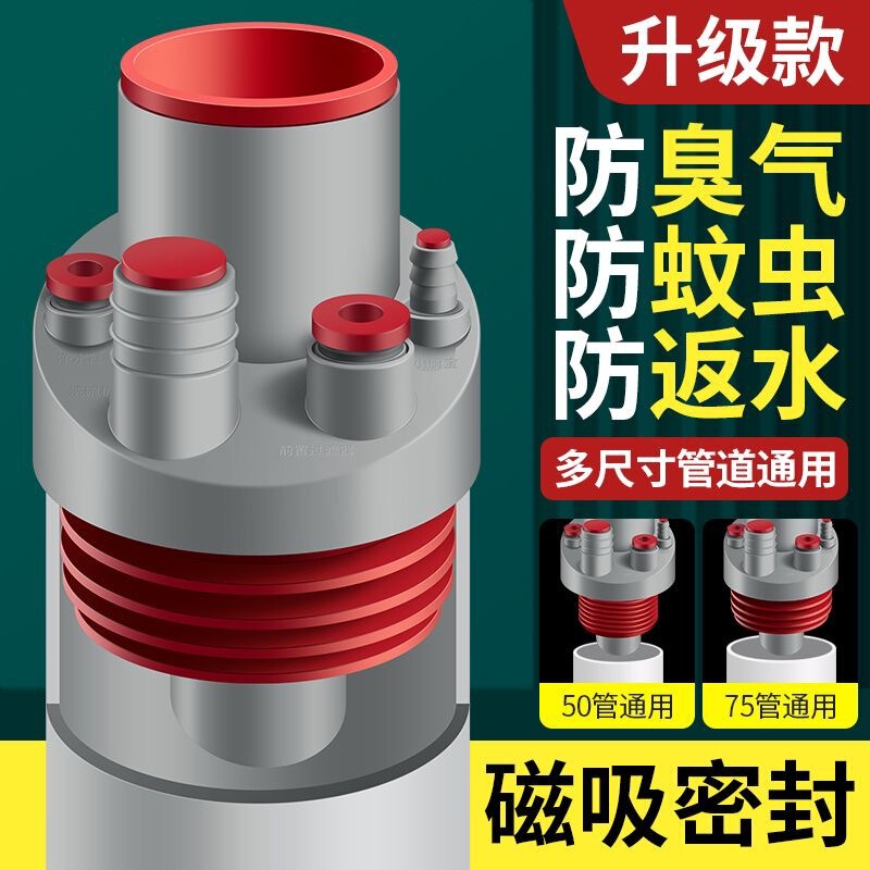 台所下水管三方継手排水管防臭神器多機能食器洗い機浄水器統合|undefined