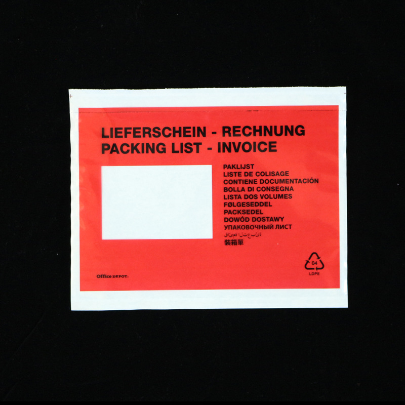 Bolsas adhesivas transparentes A4/A5 para listas de empaque, albaranes, bolsas autoadhesivas para documentos, bolsas adhesivas
