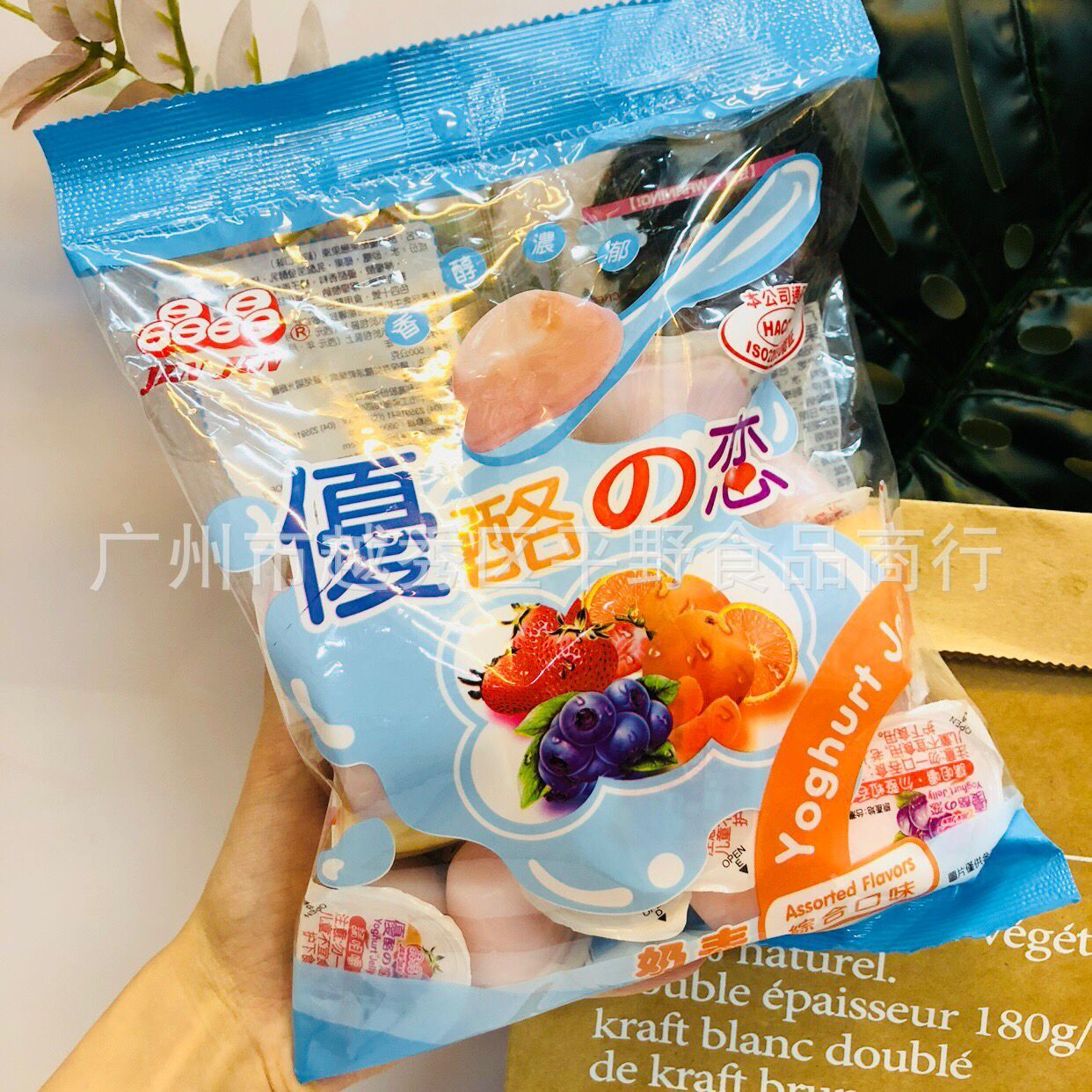 批发 台湾晶晶优酪之恋果冻综合口味啫喱布丁休闲零食500g