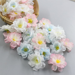 超仙の新型のシミュレーション花の小さい桜の偽の花の花の頭の手作りのdiyの材料のかんざしの花の飾りの花輪の装飾