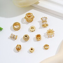 ɫ18K������ʯ��׸���僽��ٽz�p�滨�лʹ�diy�������C45