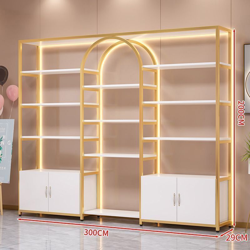 轻奢展示架美甲展示柜产品货架美容院置物架化妆品柜子展柜多功能|undefined