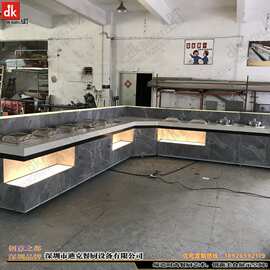 单位食堂改造设计定制自助餐台图片自助餐方案定制自助餐台加工厂