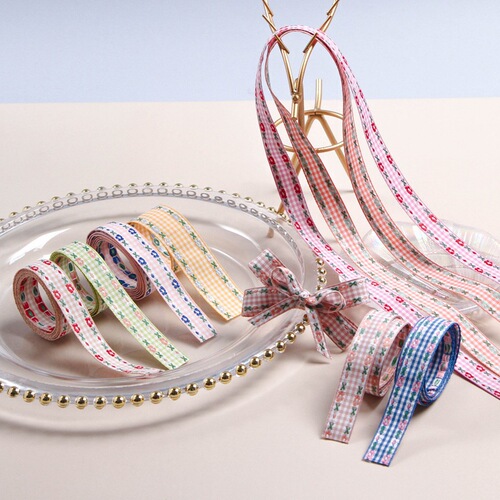Korean version of the new lace jacquard embroidered ribbon DIY bow hair accessories clothing collar cuffs pants hem decorations