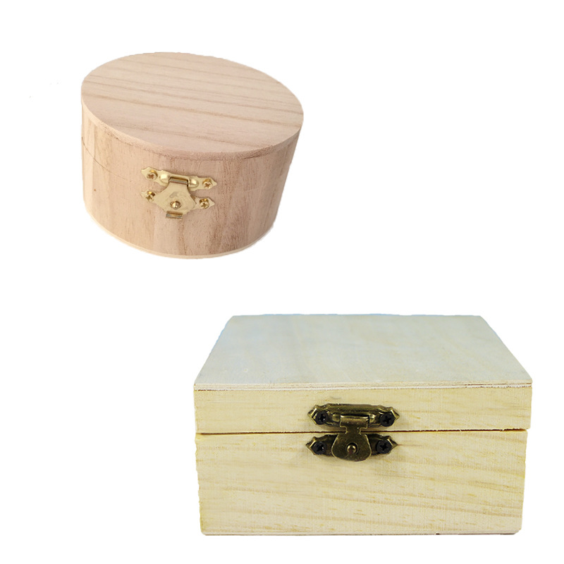 Los niños de madera hecha a mano DIY caja joyería creativa Ventas Directas la fábrica Infantil Educación Temprana juguetes educativos Venta caliente