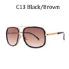 Metal trend fashionable retro sunglasses suitable for men and women, Aliexpress, city style, Amazon, European style