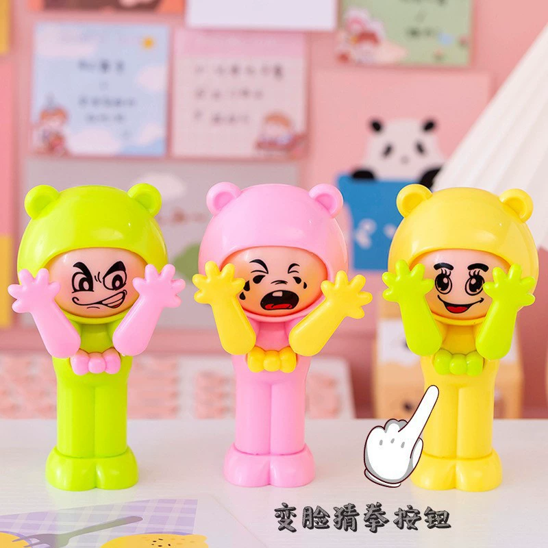 Tiktok тот же стиль угадывание бокс изменение лица кукла игрушка счастливый поворот камень ножницы ткань изменение лица после нажатия