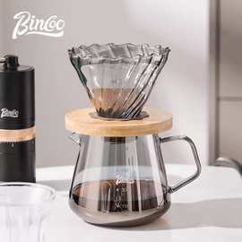 Bincoo手冲咖啡壶套装分享壶v60过滤杯萃取过滤器长嘴壶咖啡器具