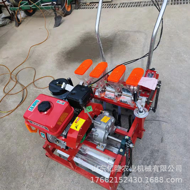 手推式大葱洋葱播种机 白萝卜芹菜点播机 鸡毛菜叶菜类播种机