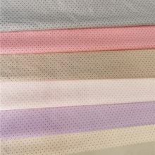 纯棉面料几何小黑点印花斜纹棉布 床上用品衣服全棉布料批发