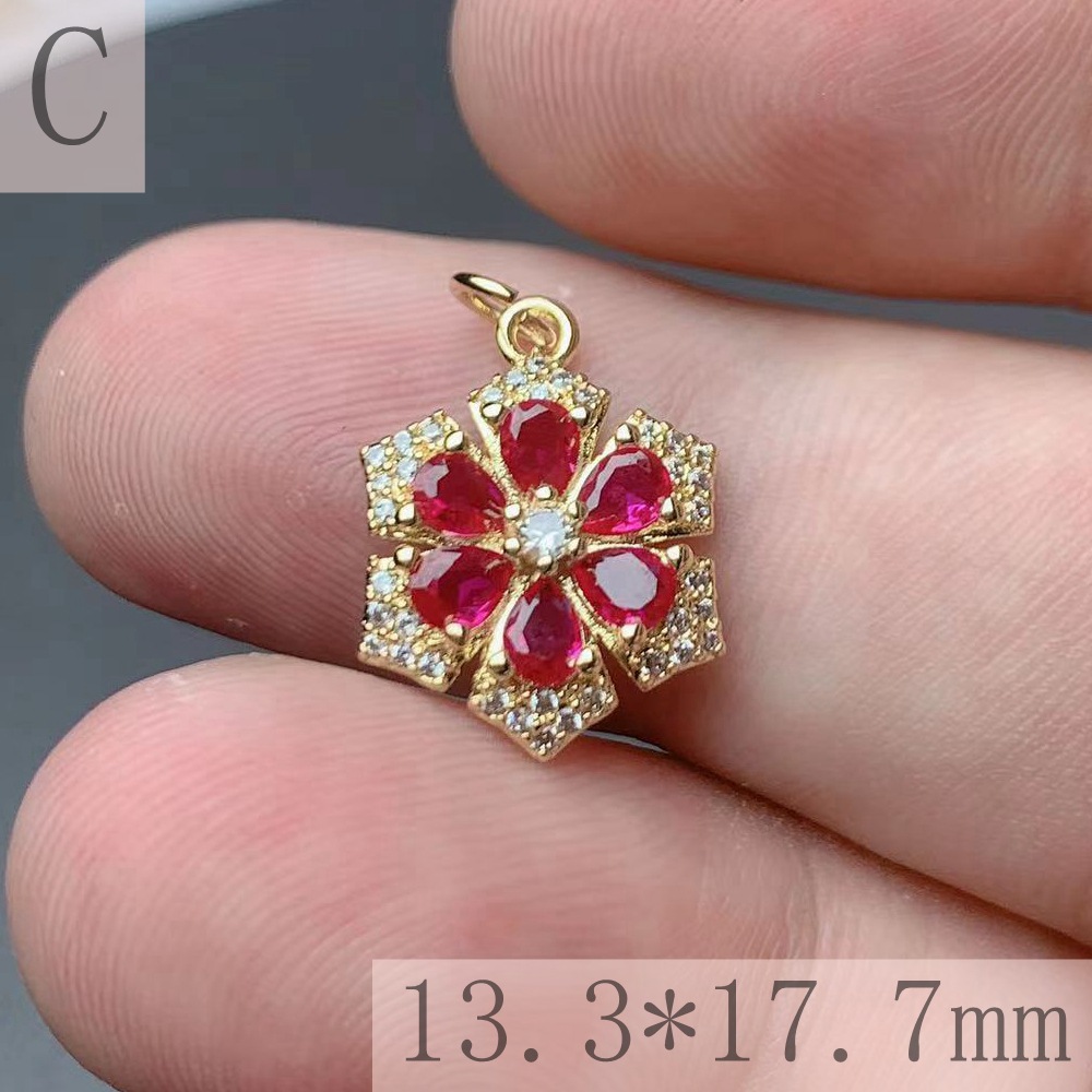 1 Pièce Le Cuivre Strass Géométrique Forme De Cœur Pendentif display picture 5