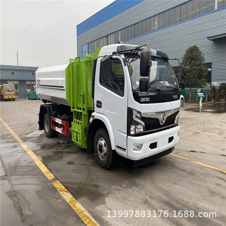 Chengliwei Brand National Vi Dongfeng 8 Square Side-Mounted Bucket Garbage Truck Factory Direct Sales Urban Bucket Garbage Recycling Truck