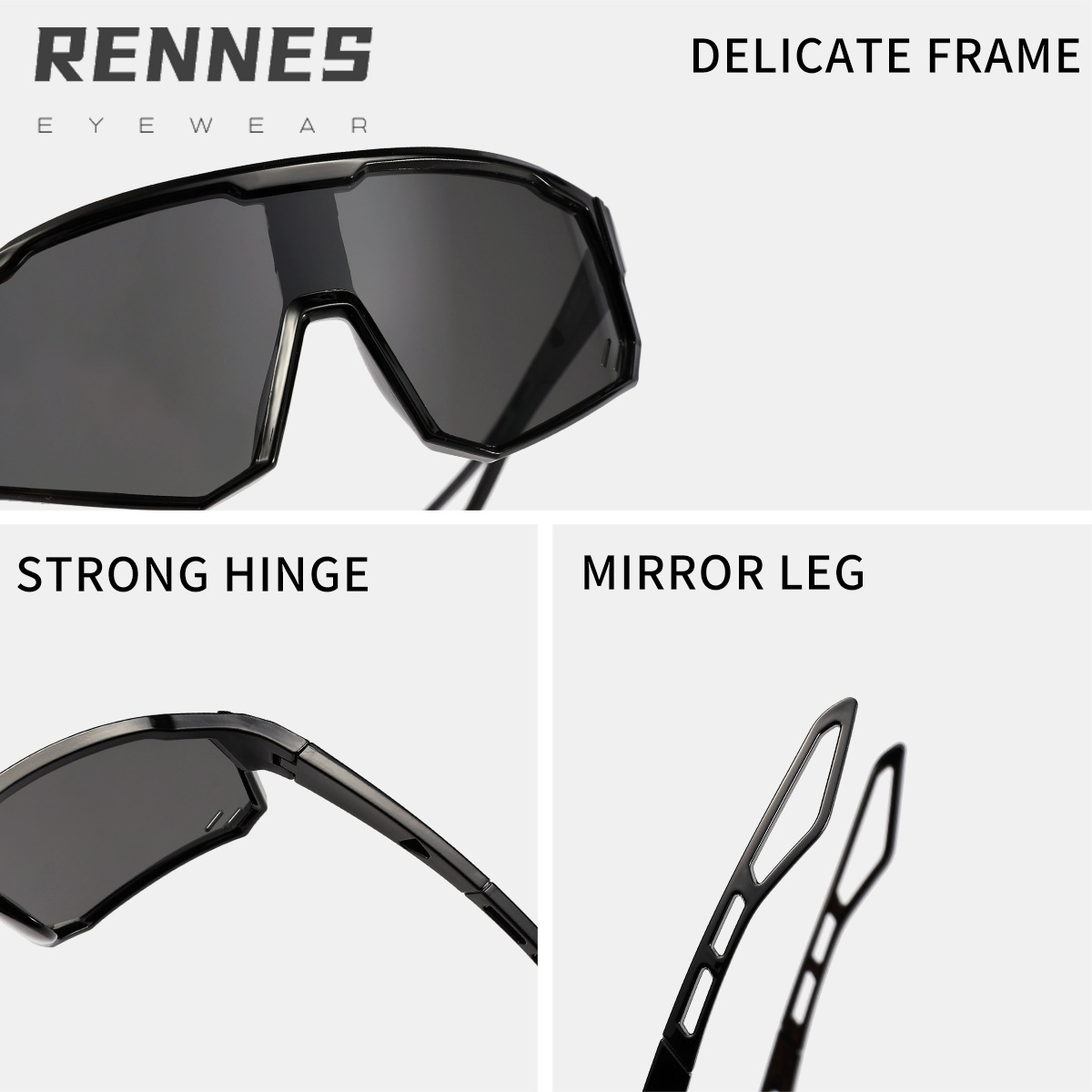 Gafas de sol de moda de montura grande y fresca para niños, niños y niñas, gafas a prueba de viento al aire libre, gafas de sol