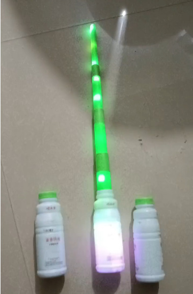 Espada telescópica, espada samurai, leche de calcio, cuchillo, juguete, contracción, descompresión, descompresión, espada maestra, arma, fluorescencia image 8