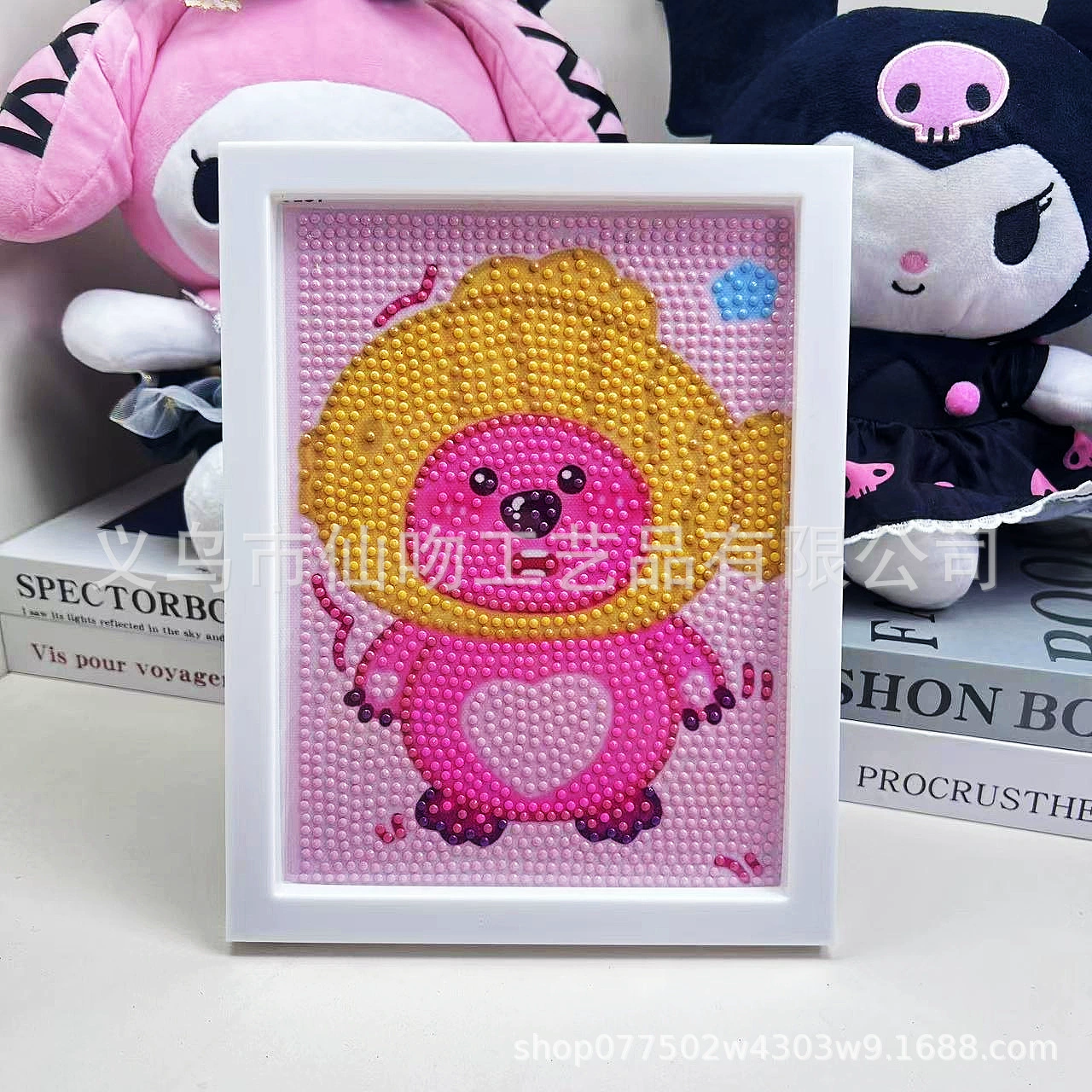Набор для алмазной живописи Sanrio Kuromi, 17×22 см пластиковая рамка, набор для творчества DIY для детей