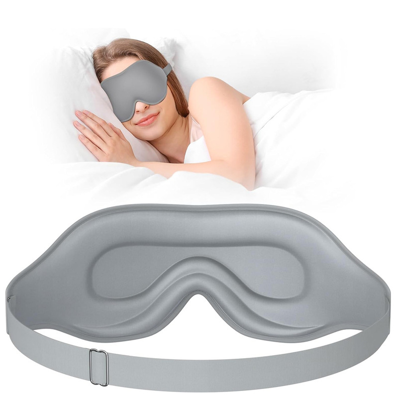 跨境3D立体睡眠眼罩航空透气鼻翼不压眼午休夜间全遮光遮光护眼|undefined