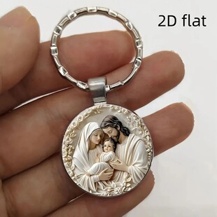 Christmas and Holiday Gift Keychain Pendant Cross-Border New Product Accessories Metal Keychain Creative Personalized Pendant