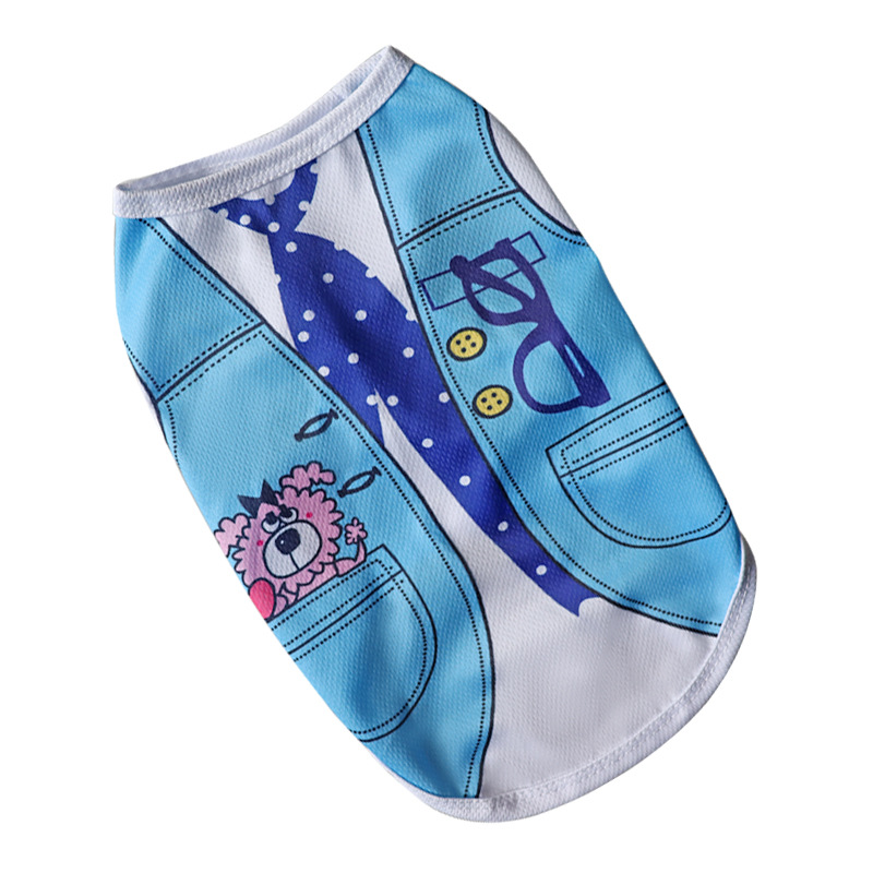 하늘색 조끼 - 만화 조끼