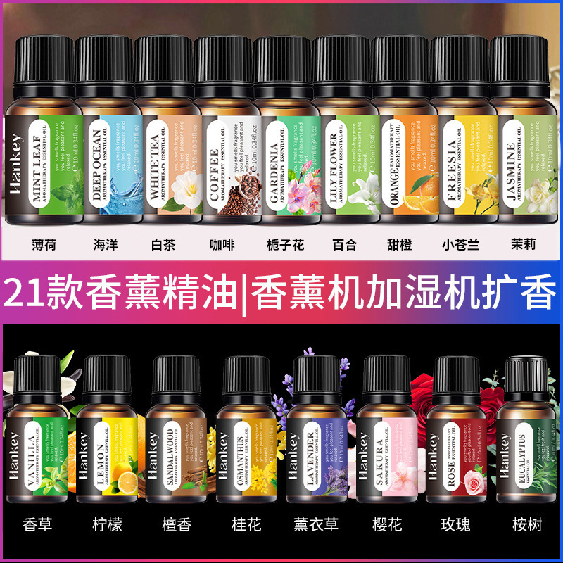 Cross-border foreign trade aromatherapy essential oil indoor lasting fragrance air fresh water-soluble aromatherapy plant essential oil wholesale