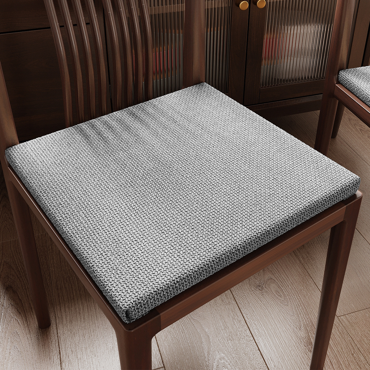 Cojín de asiento chino cojín de comedor desmontable cojín de madera roja cojín de esponja gruesa cojín de asiento de mesa de té cojín de asiento de asiento de asiento de cojín de cojín personalizado